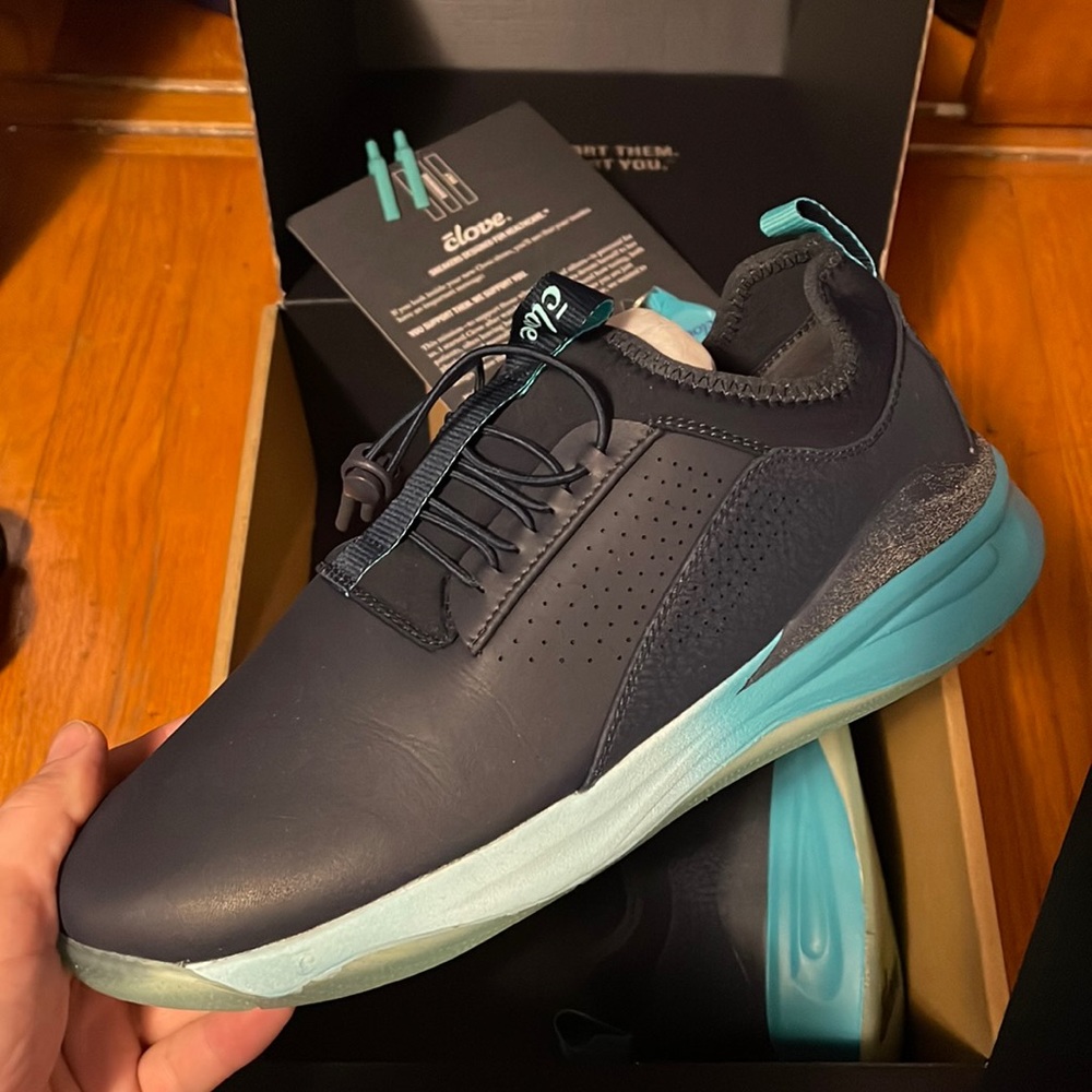 Clove Aqua Blue M10/W11.5 Sneakers